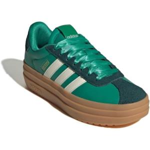 imageadidas Womens Vl Court Bold SneakerCourt GreenOff WhiteAurora Ivy