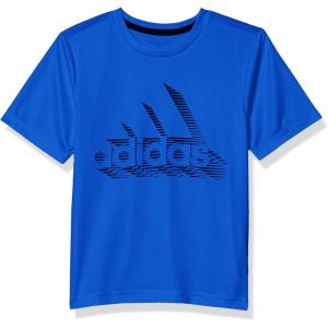 imageadidas babyboys Short Sleeve Patriotic USA Flag Logo TeeSpeed Lines Bos Bright Blue