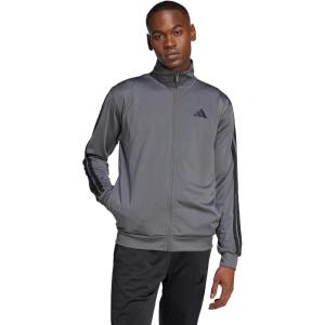 imageadidas mens Essentials Warmup 3stripes Track TopGrey