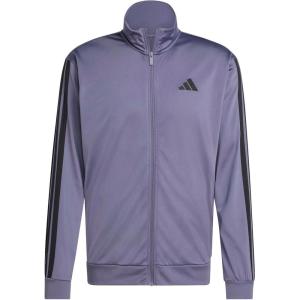 imageadidas mens Essentials Warmup 3stripes Track TopPreloved Violet
