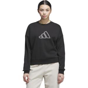 imageadidas womens Seasonal Essentials Pearls Graphic SweatshirtBlack
