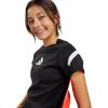 imageAdidas Girls Zne Cropped Fitted TShirtBlackWhite