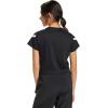 imageAdidas Girls Zne Cropped Fitted TShirtBlackWhite