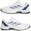 imageAdidas Mens Adizero Zg Spikeless Golf ShoesFootwear WhiteCollegiate NavyZero Metallic