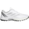 imageAdidas Mens Adizero Zg Spikeless Golf ShoesFootwear WhiteGrey ThreeSilver Metallic