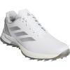 imageAdidas Mens Adizero Zg Spikeless Golf ShoesFootwear WhiteGrey ThreeSilver Metallic