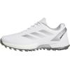 imageAdidas Mens Adizero Zg Spikeless Golf ShoesFootwear WhiteGrey ThreeSilver Metallic