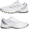 imageAdidas Mens Adizero Zg Spikeless Golf ShoesFootwear WhiteGrey ThreeSilver Metallic