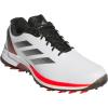 imageAdidas Mens Adizero Zg Spikeless Golf ShoesFootwear WhiteLucid RedCore Black