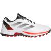 imageAdidas Mens Adizero Zg Spikeless Golf ShoesFootwear WhiteLucid RedCore Black
