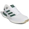 imageAdidas Mens S2g Spikeless Leather 24 Golf ShoesFootwear WhiteCollegiate GreenGum 4