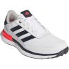 imageAdidas Mens S2g Spikeless Leather 24 Golf ShoesFootwear WhiteCollegiate NavyLucid Red