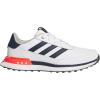 imageAdidas Mens S2g Spikeless Leather 24 Golf ShoesFootwear WhiteCollegiate NavyLucid Red