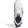 imageAdidas Mens S2g Spikeless Leather 24 Golf ShoesFootwear WhiteCollegiate NavySilver Metallic