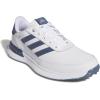 imageAdidas Mens S2g Spikeless Leather 24 Golf ShoesFootwear WhiteCollegiate NavySilver Metallic