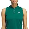 imageAdidas Womens Ultimate365 Tour Twistknit Polo ShirtCollegiate Green