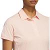 imageAdidas Womens Ultimate365 Tour Twistknit Polo ShirtPowder Coral