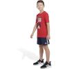 imageadidas Boys Short Sleeve Cotton USA Graphic TShirtBetter Scarlet