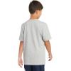 imageadidas Boys Short Sleeve Cotton USA Graphic TShirtGrey Heather Flag