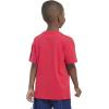 imageadidas Boys Short Sleeve Cotton USA Graphic TShirtRedNavy