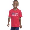 imageadidas Boys Short Sleeve Cotton USA Graphic TShirtRedNavy