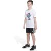 imageadidas Boys Short Sleeve Cotton USA Graphic TShirtWhite