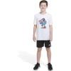 imageadidas Boys Short Sleeve Cotton USA Graphic TShirtWhite