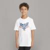 imageadidas Boys Short Sleeve Cotton USA Graphic TShirtWhite Eagle