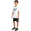 imageadidas Boys Short Sleeve Cotton USA Graphic TShirtWhite Eagle