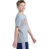 imageadidas Boys Short Sleeve Tiger Camo Bos Cotton Tee T ShirtMedium Grey Heather