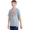 imageadidas Boys Short Sleeve Tiger Camo Bos Cotton Tee T ShirtMedium Grey Heather