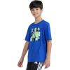 imageadidas Boys Short Sleeve Tiger Camo Bos Cotton Tee T ShirtTeam Royal Blue
