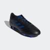 imageadidas ChildUnisex Goletto VII Firm Ground Soccer Cleats  Kids Soccer ShoeBlackTeam Royal BlueBlack