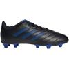 imageadidas ChildUnisex Goletto VII Firm Ground Soccer Cleats  Kids Soccer ShoeBlackTeam Royal BlueBlack