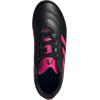 imageadidas ChildUnisex Goletto VII Firm Ground Soccer Cleats  Kids Soccer ShoeBlackTeam Shock PinkBlack