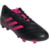 imageadidas ChildUnisex Goletto VII Firm Ground Soccer Cleats  Kids Soccer ShoeBlackTeam Shock PinkBlack