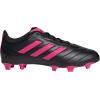 imageadidas ChildUnisex Goletto VII Firm Ground Soccer Cleats  Kids Soccer ShoeBlackTeam Shock PinkBlack
