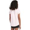 imageadidas Girls Short Sleeve Scoop Neck Tee TShirtLight Pink W Butterflies
