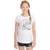 imageadidas Girls Short Sleeve Scoop Neck Tee TShirtWhite Floral