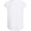 imageadidas Girls Short Sleeve Scoop Neck Tee TShirtWhite Floral