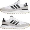 imageadidas Golf Mens S2G 26 Textile Spikeless Golf ShoesFtwr WhiteCore BlackGrey Two