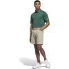 imageadidas Golf Mens Standard Ultimate365 Dash Stripe Polo ShirtCollegiate Green  White