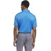 imageadidas Golf Mens Standard Ultimate365 Dash Stripe Polo ShirtLucid Ray Blue  Black