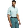 imageadidas Golf Mens Standard Ultimate365 Dash Stripe Polo ShirtSemi Flash AquaMint Tone