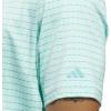 imageadidas Golf Mens Standard Ultimate365 Dash Stripe Polo ShirtWhiteLime Burst