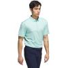 imageadidas Golf Mens Standard Ultimate365 Dash Stripe Polo ShirtWhiteLime Burst