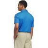 imageadidas Mens ULTIMATE365 Feather Print Polo ShirtDusky Petrol  Lucid Ray Blue