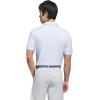 imageadidas Mens ULTIMATE365 Feather Print Polo ShirtWhite  Crystal Sky
