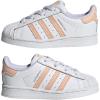 imageadidas Originals UnisexChild Superstar LegacySneakerWhiteHaze CoralWhite