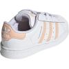 imageadidas Originals UnisexChild Superstar LegacySneakerWhiteHaze CoralWhite